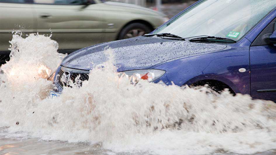 Driving Through Flood Water